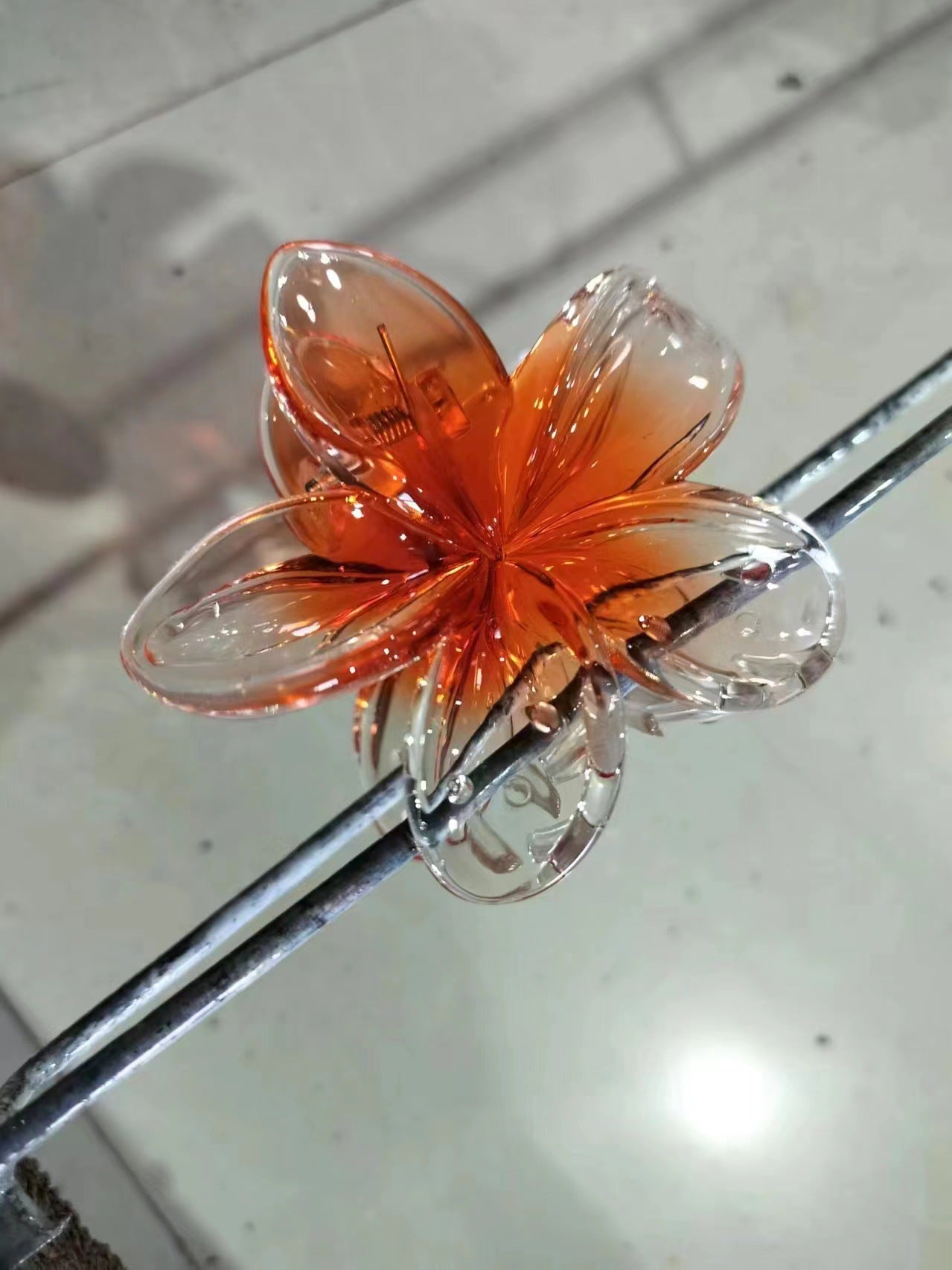 Wholesale Color Egg Flower Hairpin Flower Grab Clip Back Head Shark Clip